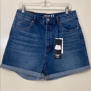 REFUGE Blue Denim Shorts